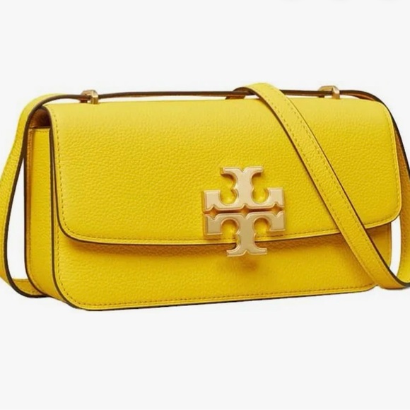 Tory Burch Handbags - Tory Burch Yellow Eleanor E/W Shoulder Bag